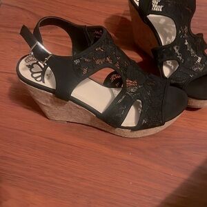 Black Fergalicious Wedges